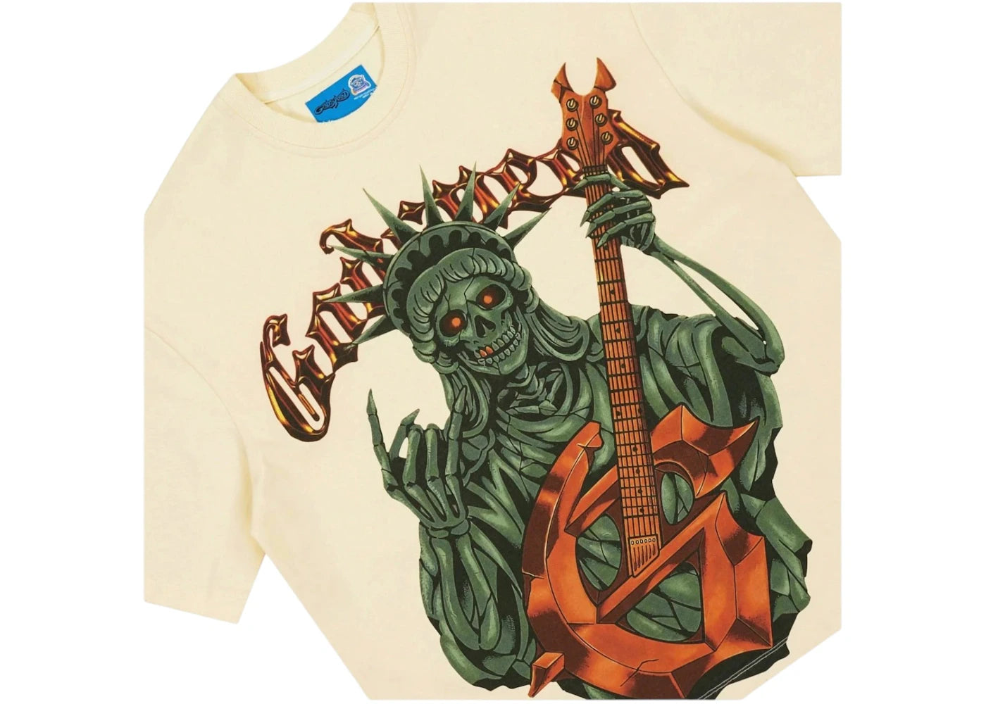 Godspeed Liberty Rock NG T-shirt Bone - vue secondaire B