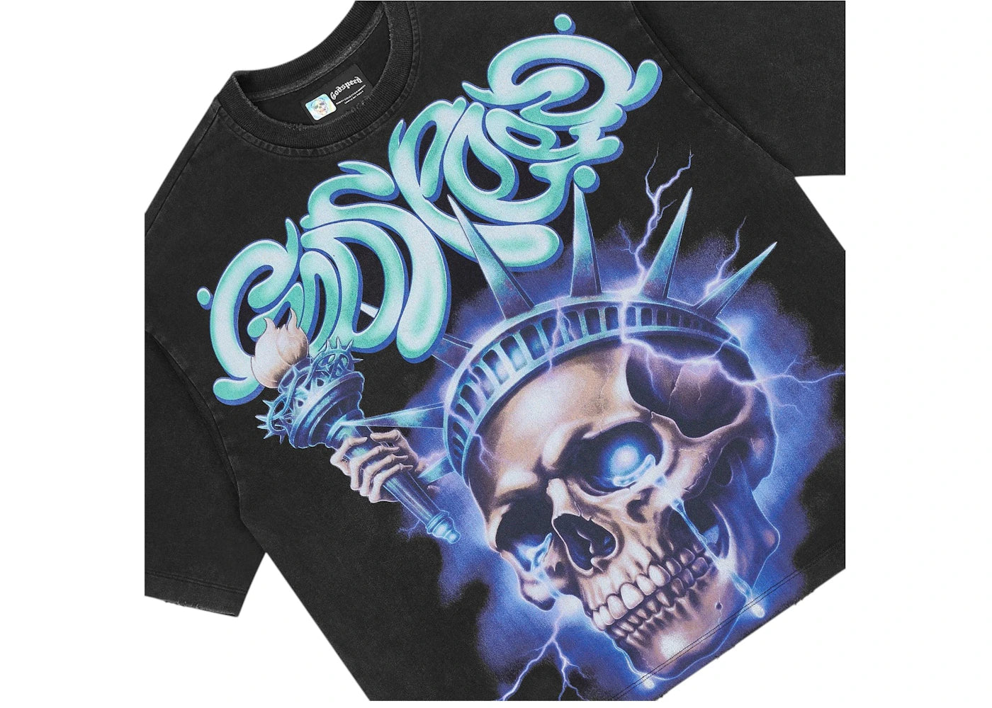 Godspeed Liberty Tears T-Shirt Black - vue secondaire A