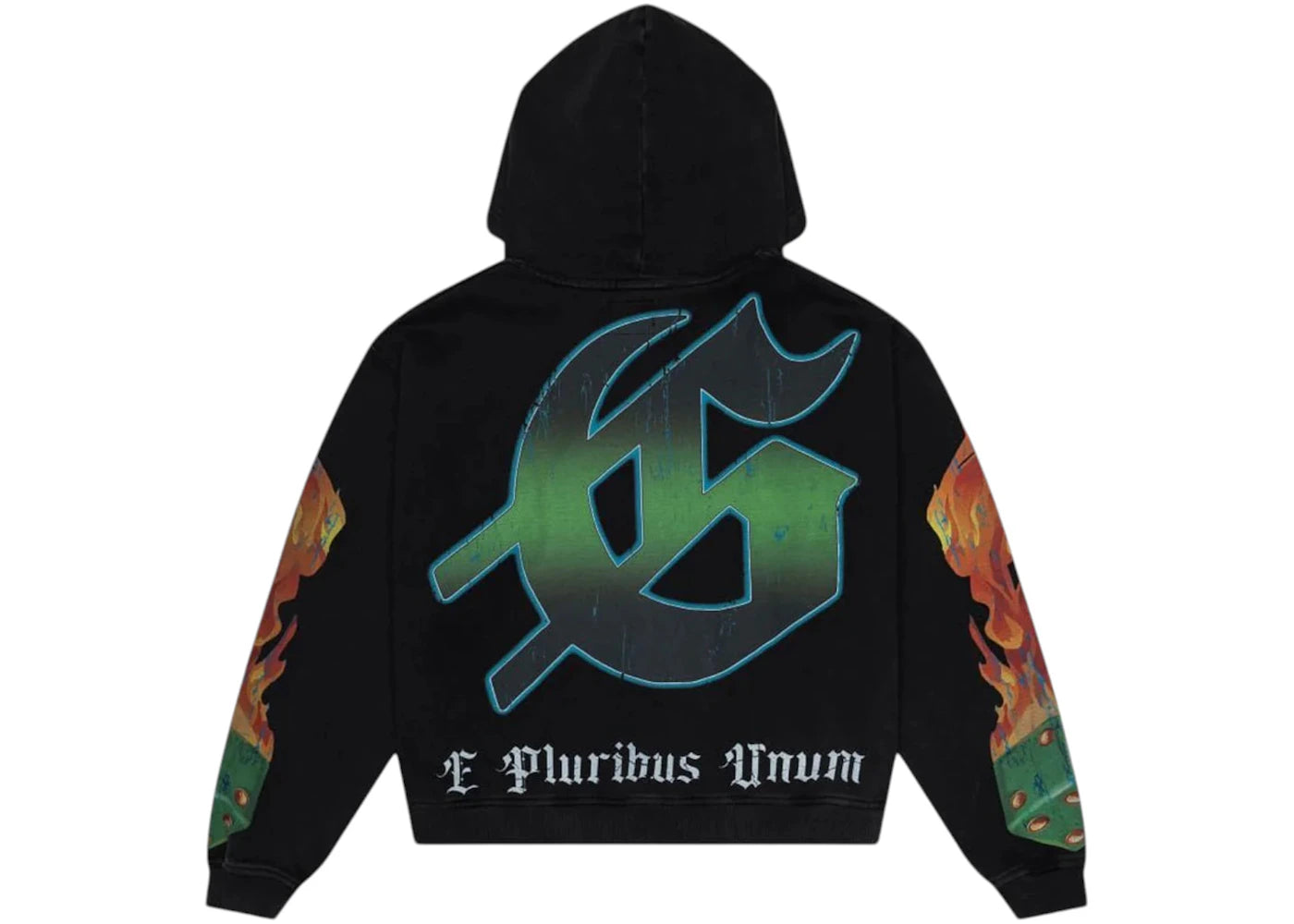 Godspeed Life's A Gamble Hoodie Black Wash - vue secondaire B