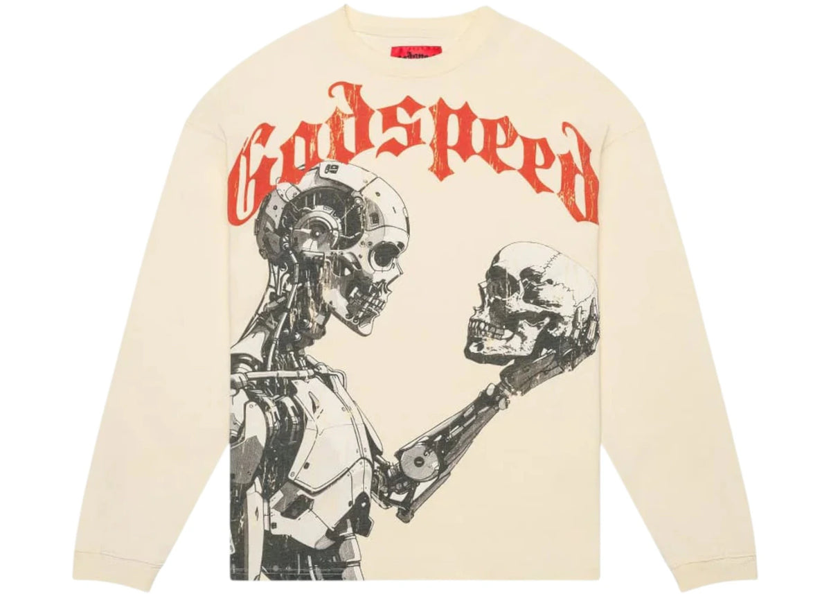 Godspeed Limited Art Pieces AI L/S Tee Bone - vue secondaire A
