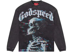 Godspeed Matrix Glitch L/S Tee Black