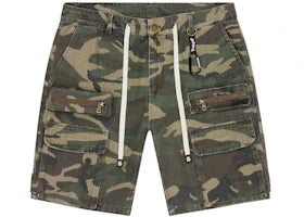 Godspeed Militia Cargo V2 Shorts Woodland Camo - vue 360