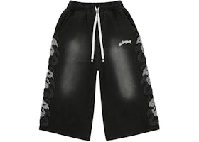 Godspeed Nior Studded 3Qtr Shorts Black