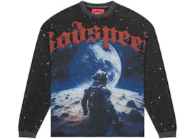 Godspeed No Looking Back L/S T-shirt Black - vue 360