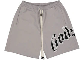 Godspeed OG Logo Nylon Shorts Grey