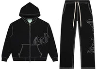 Godspeed OG Logo Stitched Sweatsuit Black