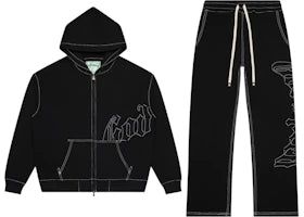 Godspeed OG Logo Stitched Sweatsuit Black