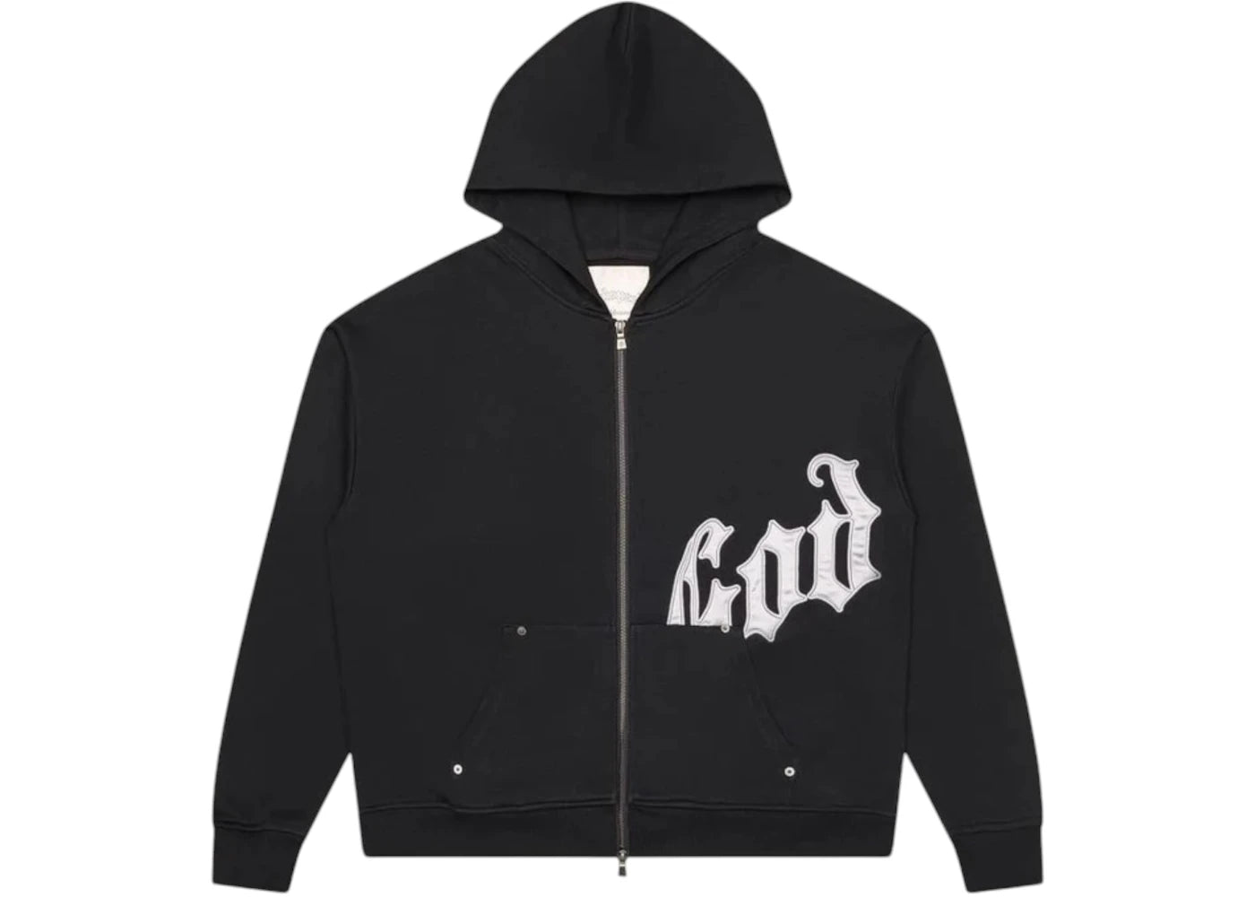 Godspeed OG Logo V2 Sweatsuit Black/Silver Satin - vue secondaire B