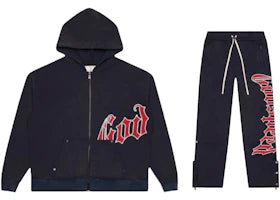 Godspeed OG Logo V2 Sweatsuit Navy/Red