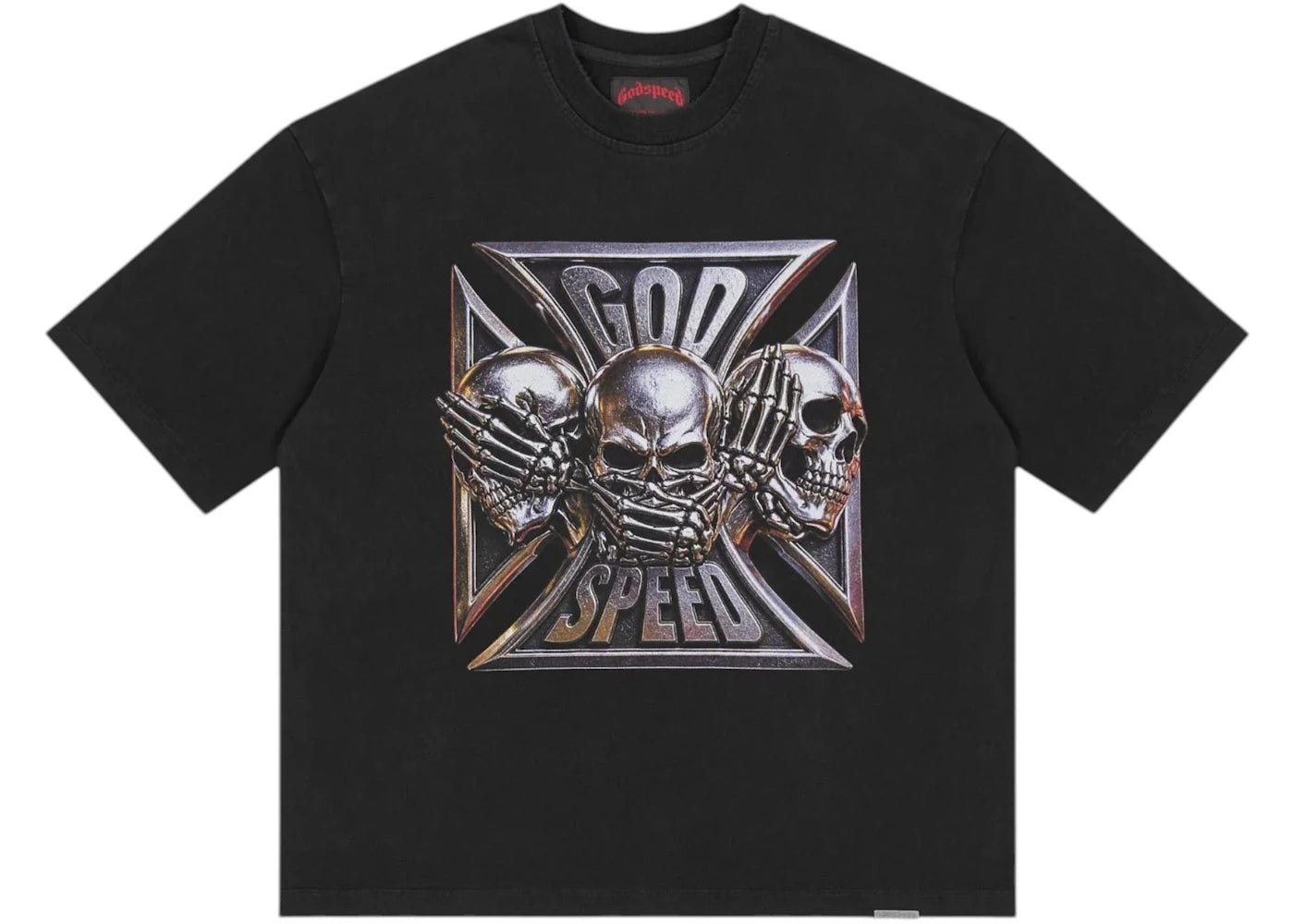 Godspeed Omerta Tee Black - vue secondaire A