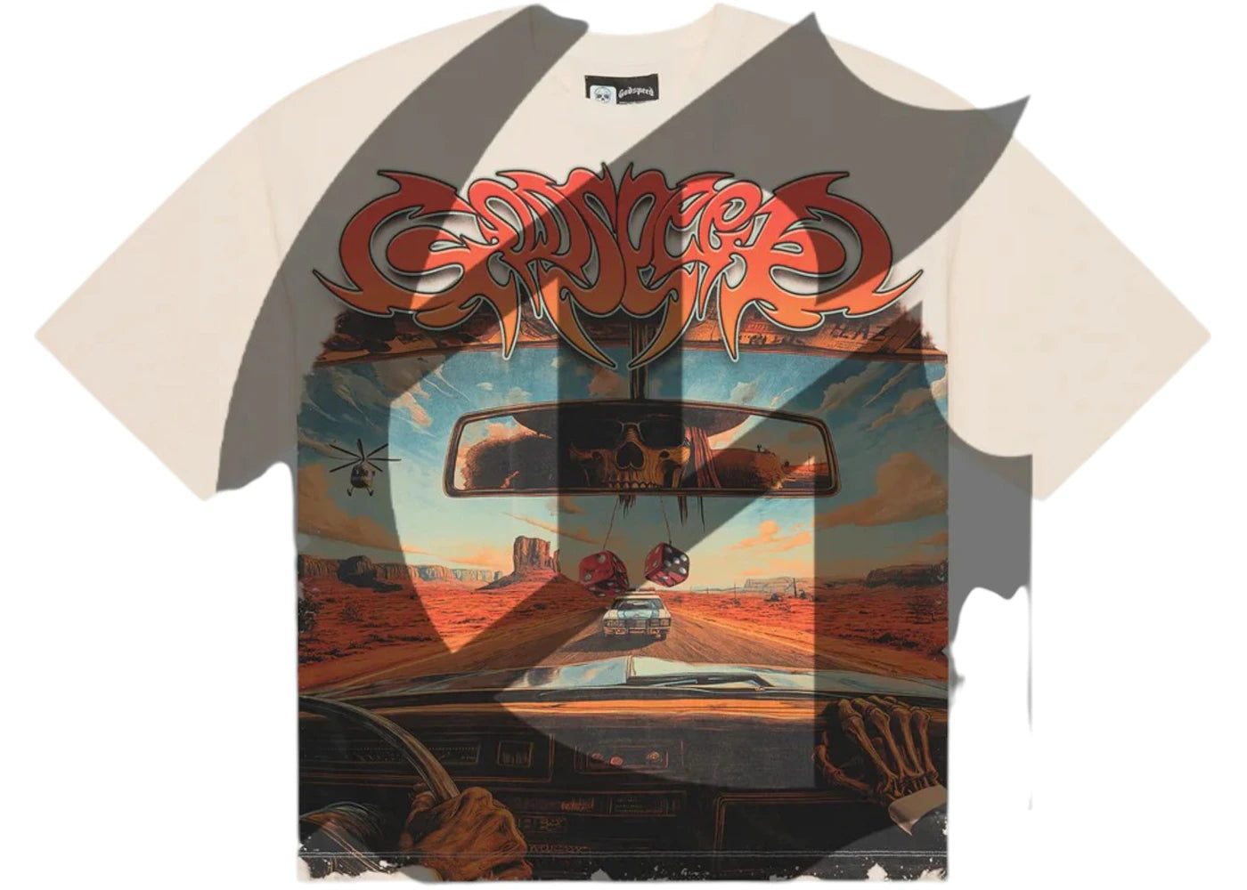 Godspeed On The Run T-shirt Bone - vue secondaire A