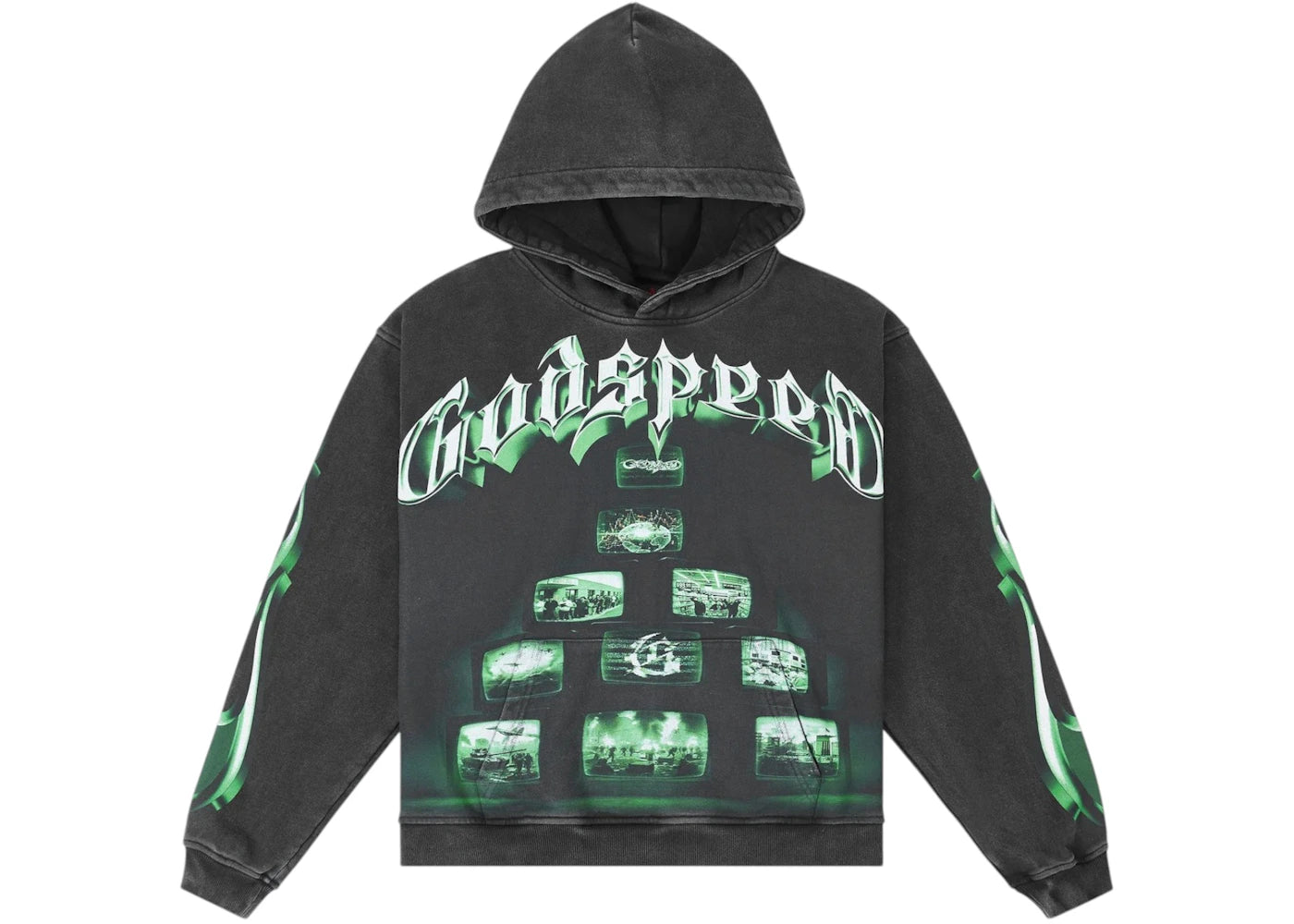 Godspeed Overstimulation 2025 Hoodie Black Wash - vue secondaire A