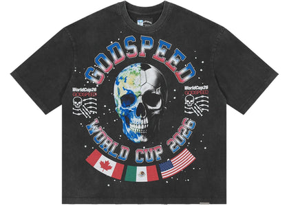 Godspeed Planet Futbol T-shirt Black - apparel view 2
