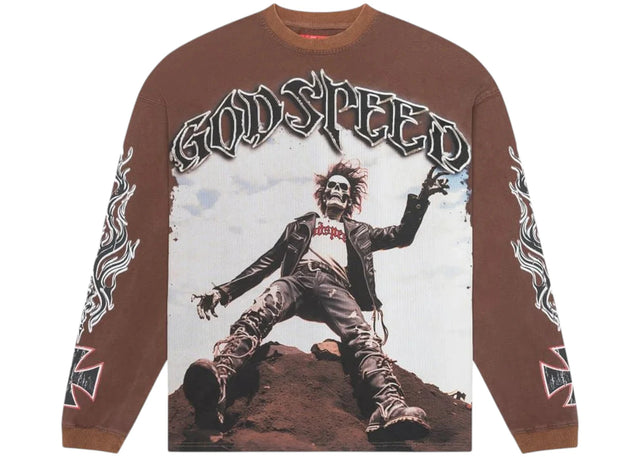 Godspeed Rocker L/S Tee Brown Wash