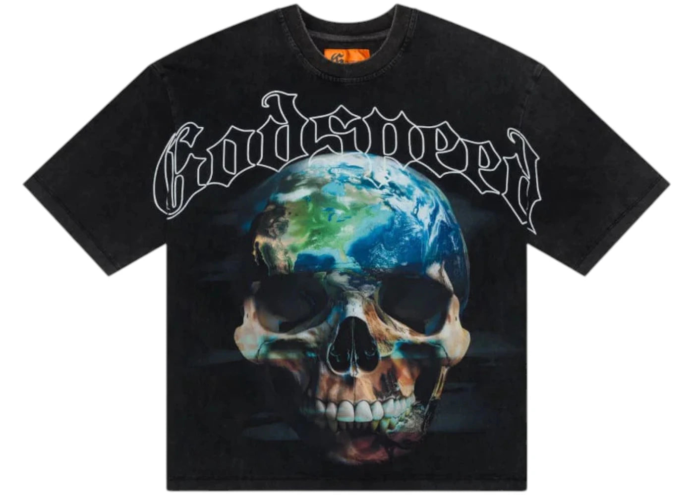 Godspeed Sklobe Tee Black Wash - vue secondaire A