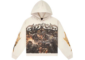Godspeed Steel Sharpens Steel Hoodie Bone - vue 360