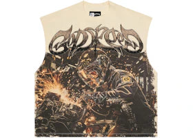 Godspeed Steel Sharpens Steel Sleeveless Shirt Bone