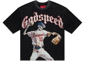 Godspeed Strike Out T-Shirt Black - vue 360