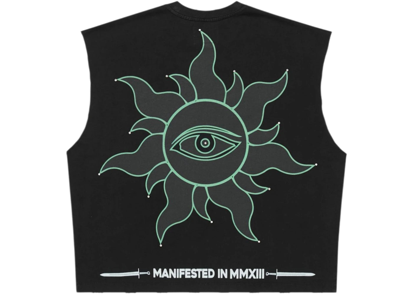 Godspeed Sunken Liberty Sleeveless T-shirt Black - vue secondaire A