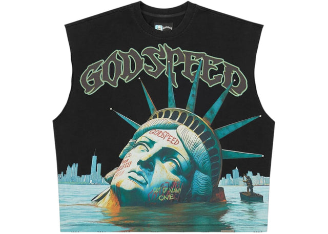 Godspeed Sunken Liberty Sleeveless T-shirt Black