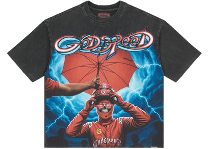 Godspeed Supreme Reign T-Shirt Black Wash - authentic Godspeed apparel