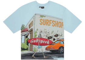 Godspeed Surf Shop T-shirt Baby Blue