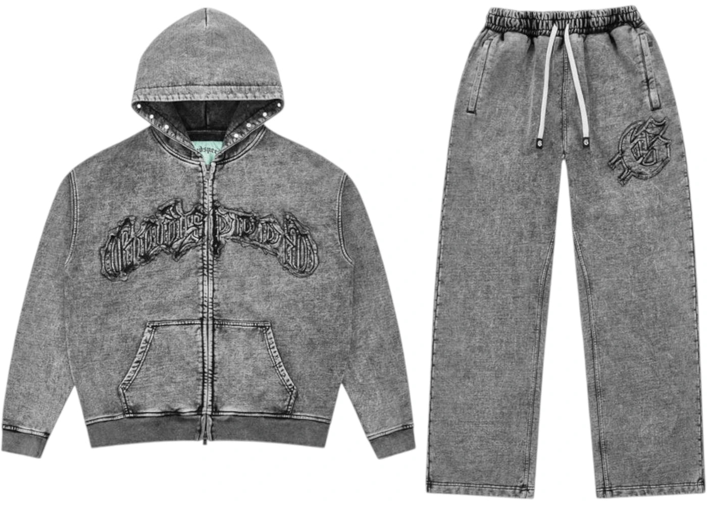 Godspeed Symmetric Studded Set Acid Wash - vue secondaire A