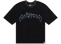 Godspeed Symmetrical Logo T-Shirt Black Wash
