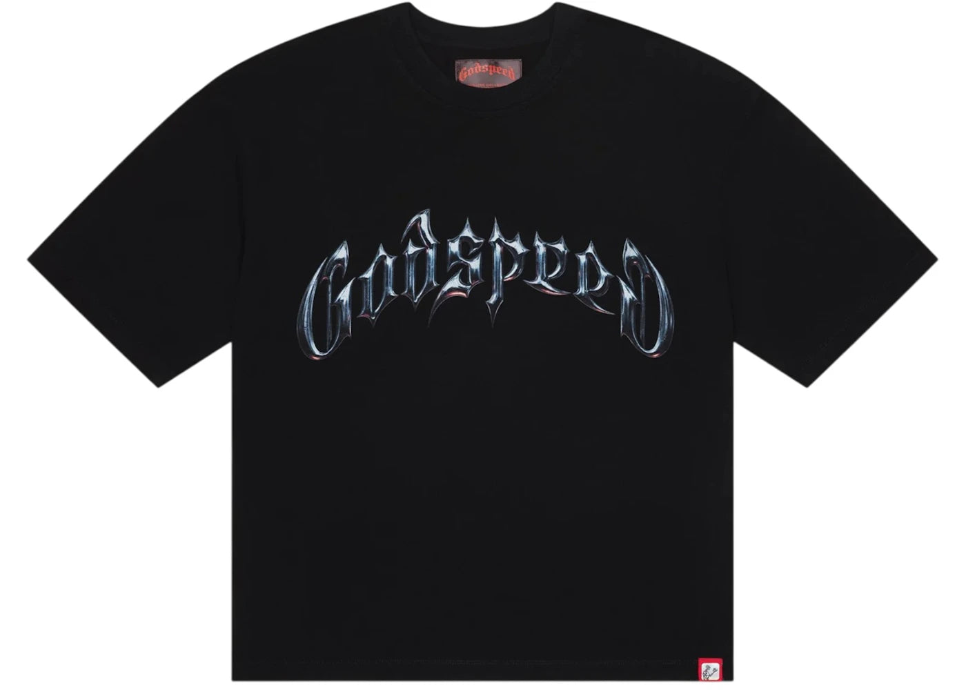 Godspeed Symmetrical Logo T-Shirt Black - vue secondaire A