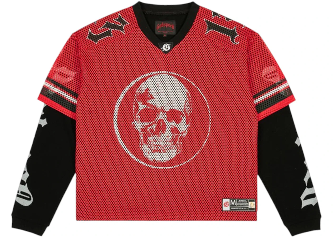 Godspeed TD Layered Jersey Black/Red/White - vue secondaire A