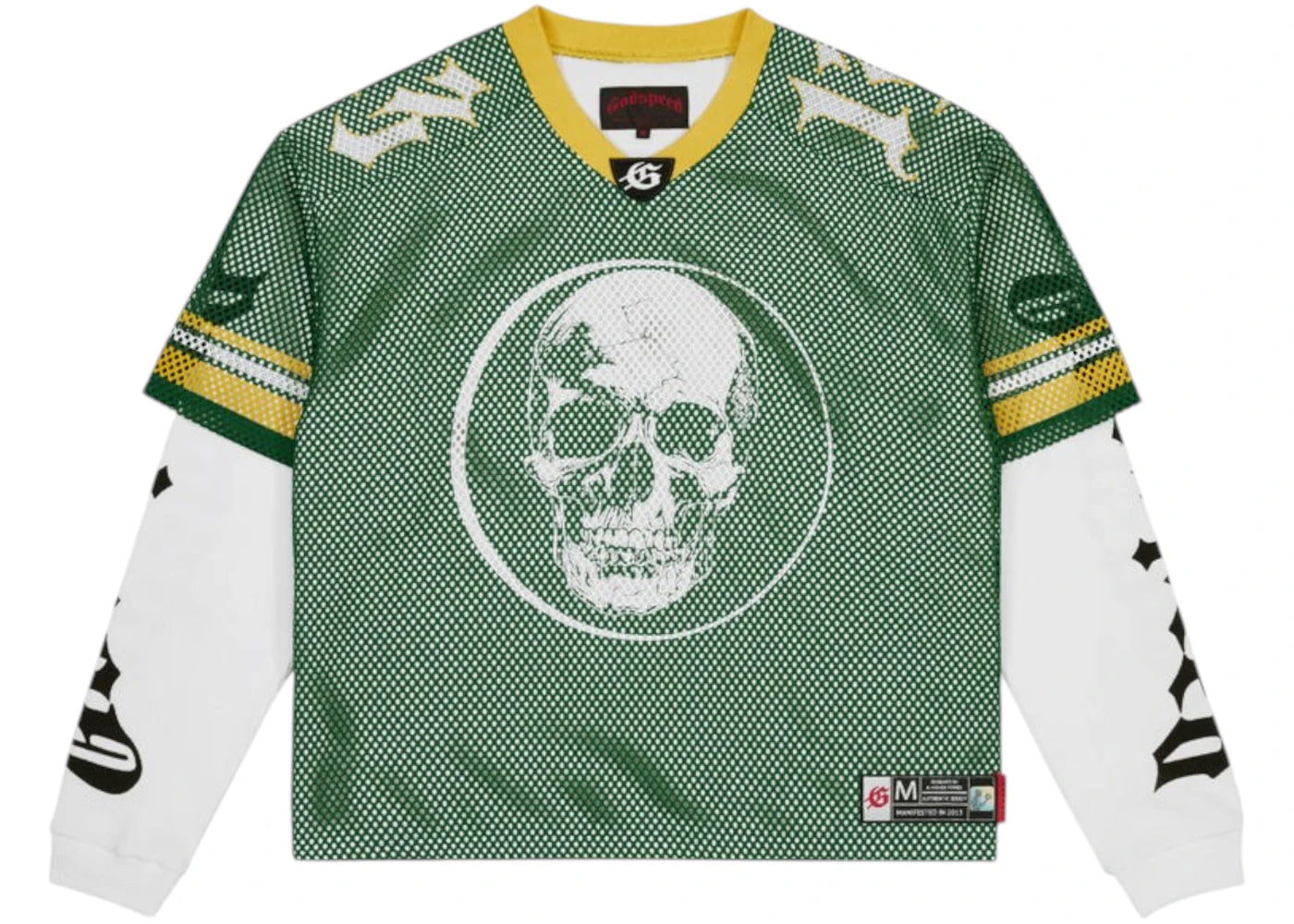 Godspeed TD Layered Jersey Green/Yellow/White - vue secondaire A