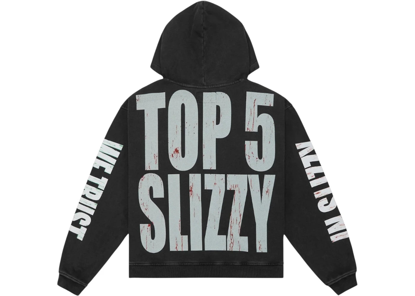 Godspeed Top 5 Slizzy VVS Hoodie Black Wash - vue secondaire B