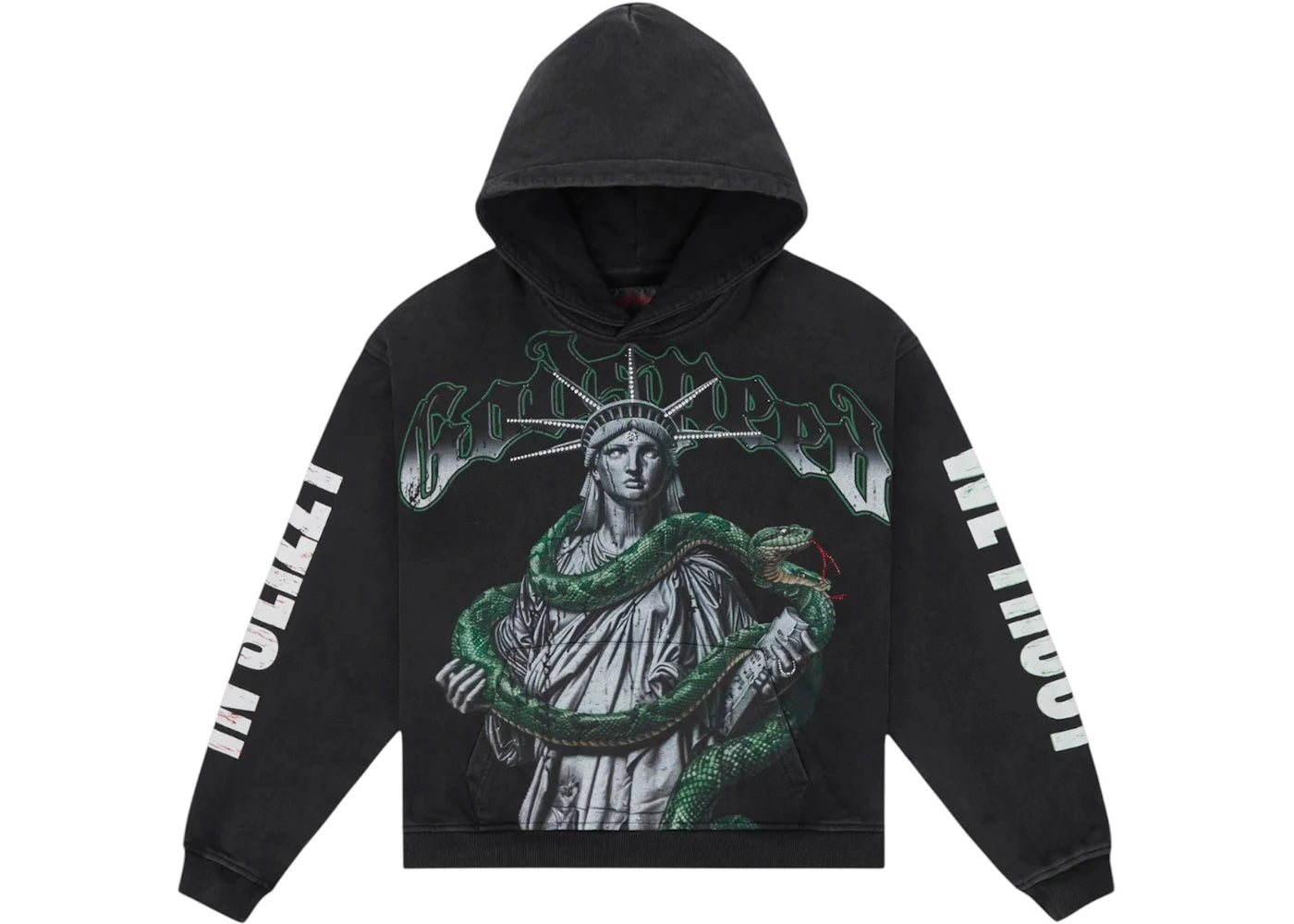 Godspeed Top 5 Slizzy VVS Hoodie Black Wash - vue secondaire A