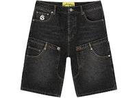 Godspeed Twin Panel Denim Shorts Black