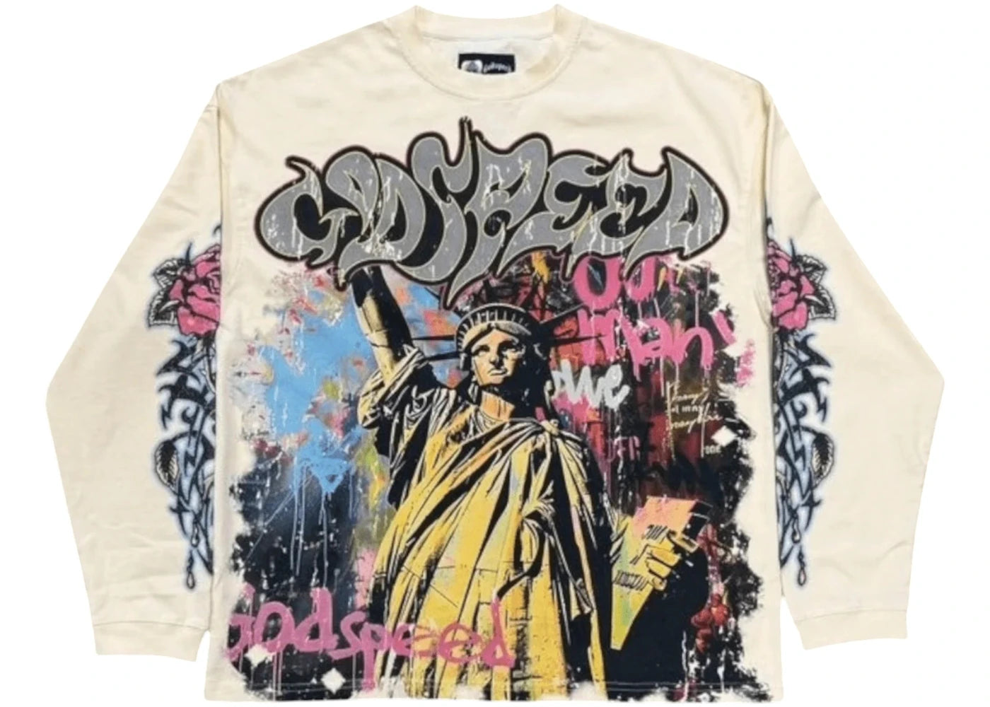 Godspeed Vandal L/S T-Shirt Bone - vue secondaire A