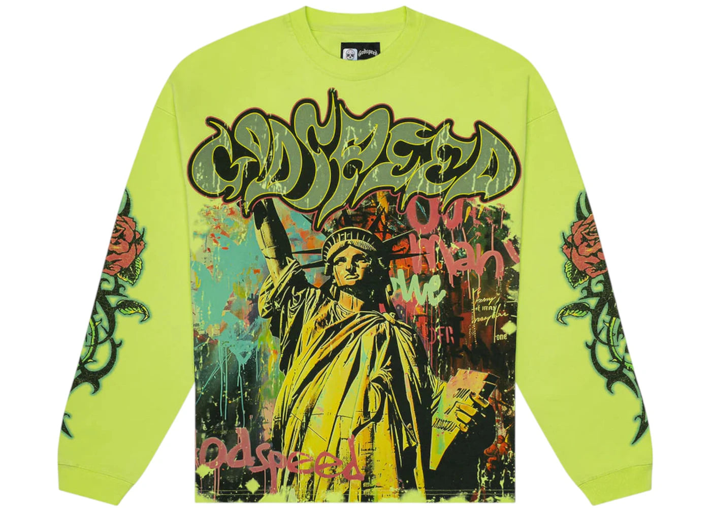 Godspeed Vandal L/S T-shirt Volt Green - vue secondaire A