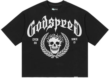 Godspeed Victor Crest T-shirt Black - authentic Godspeed apparel