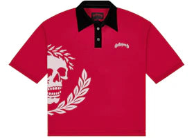 Godspeed Victor Oversized Crest Polo Red