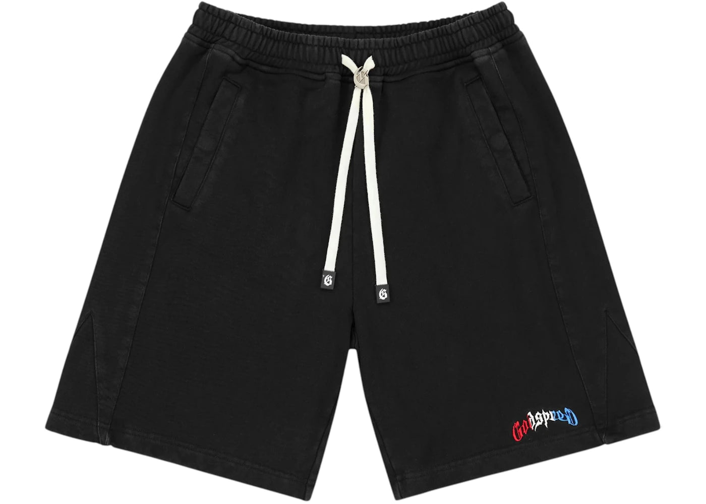 Godspeed Vital Terry 4th Shorts Black - vue 360
