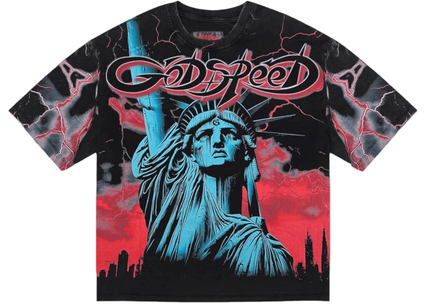 Godspeed Voltage Red T-shirt Red - vue secondaire A
