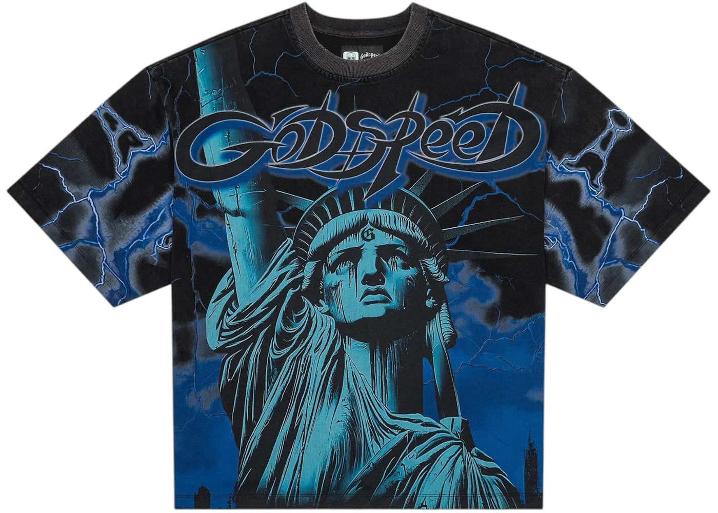 Godspeed Voltage T-Shirt LA Blue - vue secondaire A