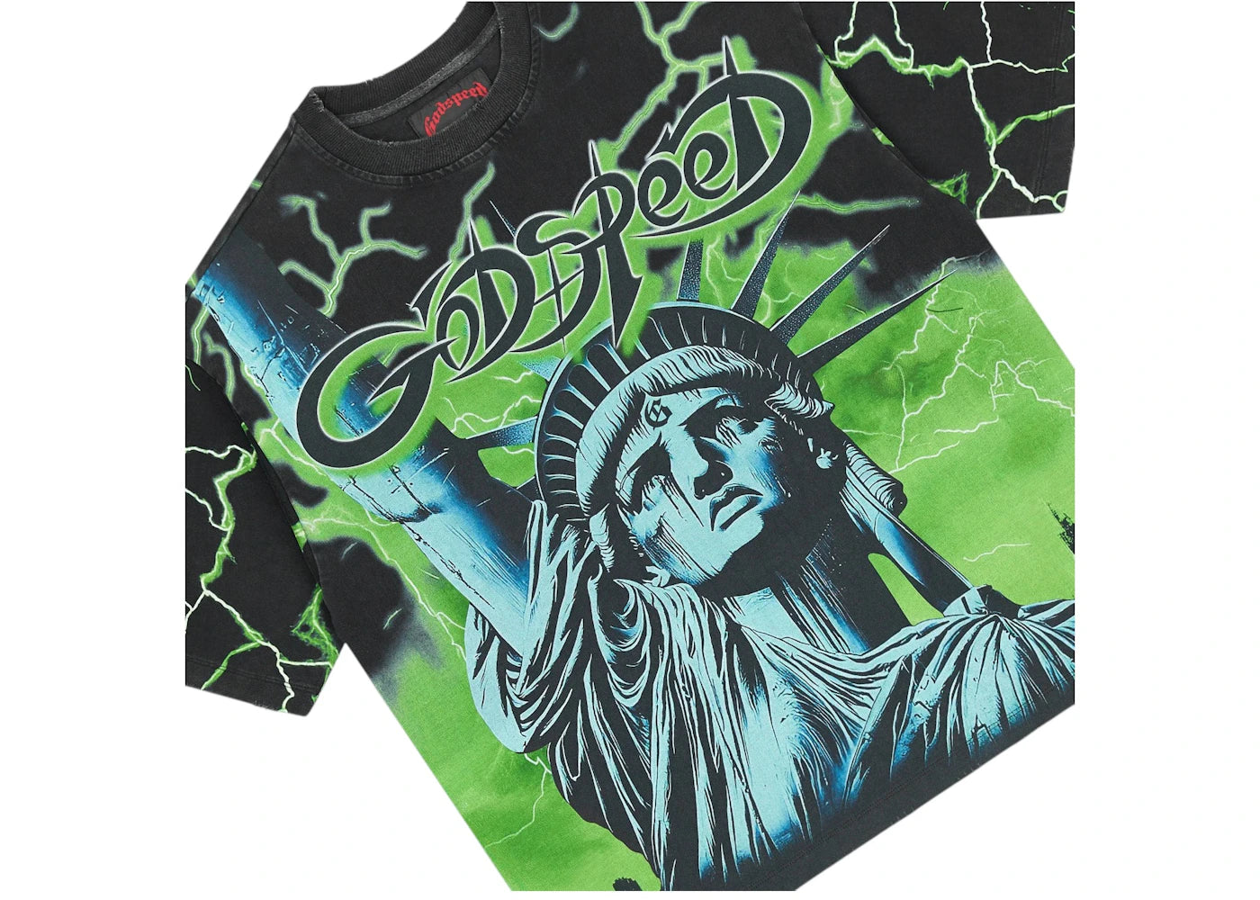 Godspeed Voltage T-Shirt Lime - vue secondaire A