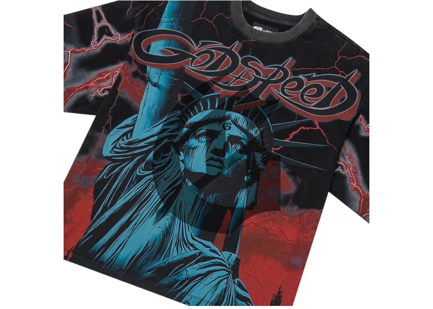 Godspeed Voltage T-shirt Black/Red - vue secondaire B