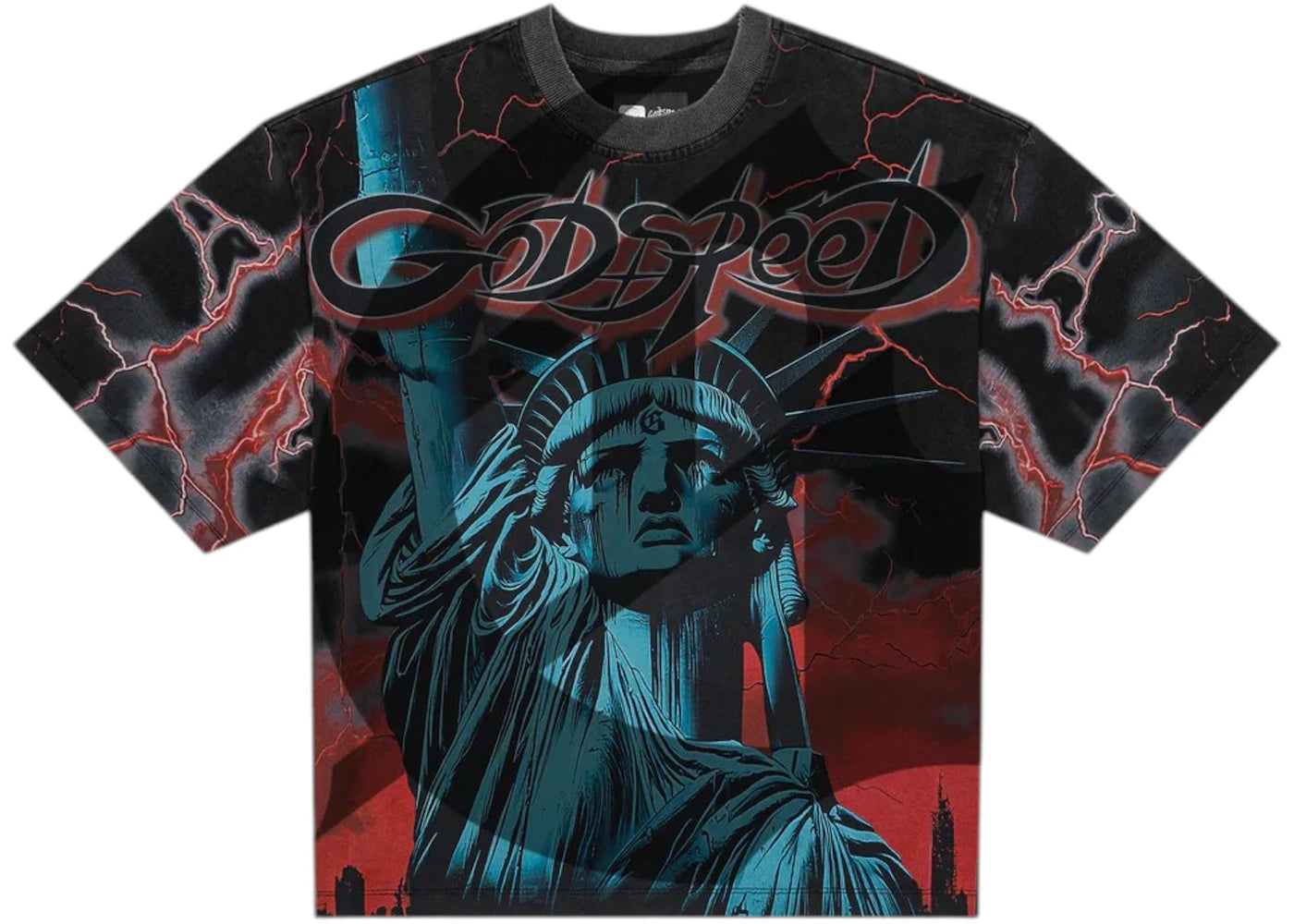 Godspeed Voltage T-shirt Black/Red - vue secondaire A