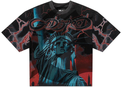 Godspeed Voltage T-shirt Black/Red - apparel view 2