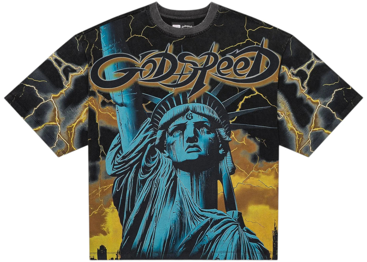 Godspeed Voltage T-shirt Yellow - vue secondaire A
