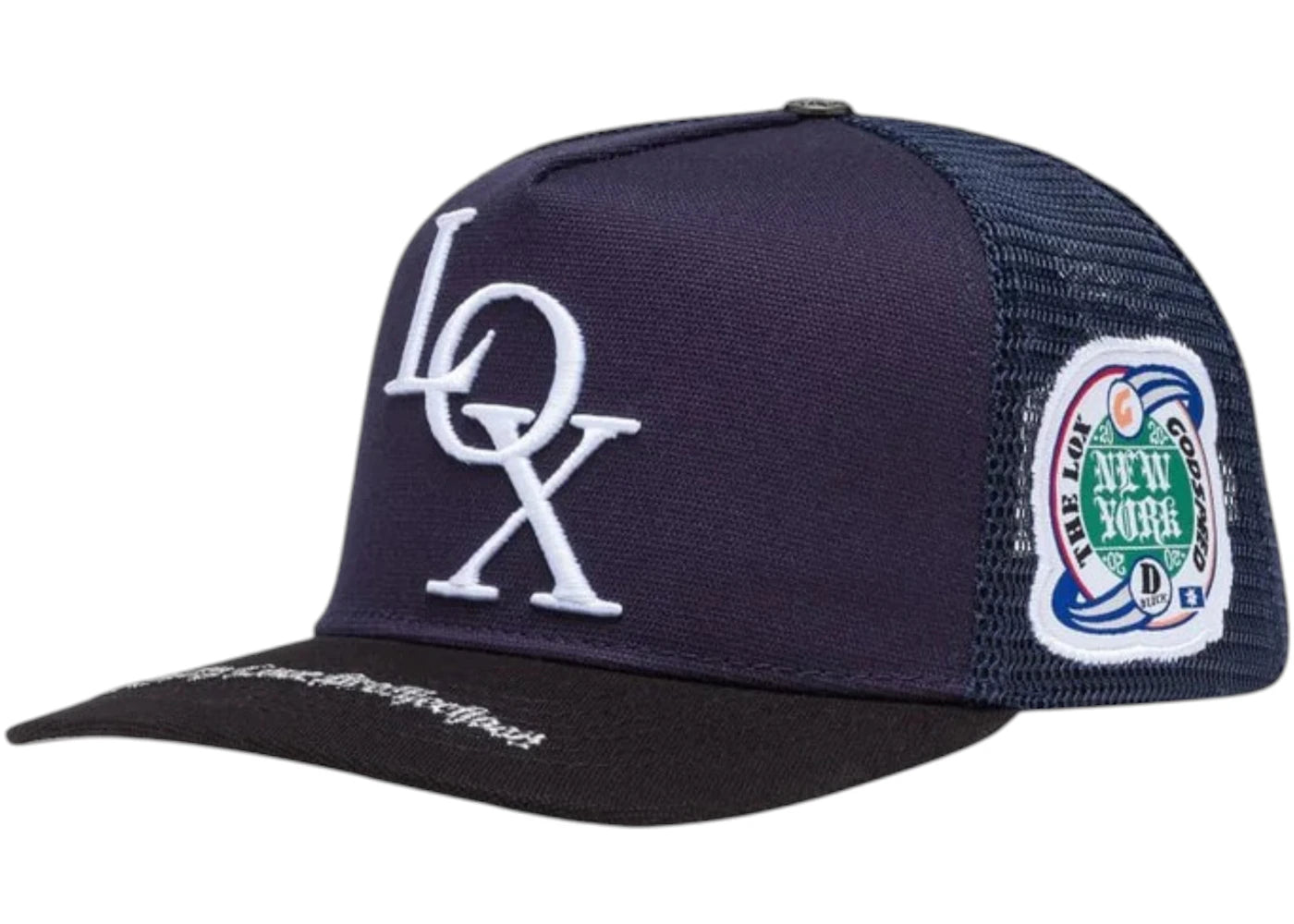Godspeed x The Legacy Trucker Hat Black/Navy - vue 360