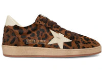 Golden Goose Ball Star Brown Cream Leopard
