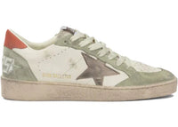 Golden Goose Ball Star Butter Grey/Sage Green Women's