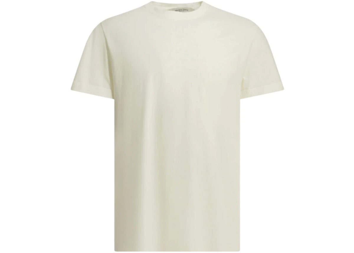 Golden Goose Golden Crewneck T-shirt White - vue secondaire A